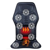 Car Home Office Full-Body Back Neck Lumbar Electric Massage Chair Relaxation Pad Seat Heat Vibrating Mattress Therapy Bed
