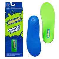 Powerstep Shoe's KidSport Orthotic Insoles, Green/Blue, Youth 3
