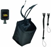 Gear Keeper HR9-2041 Small Retractable Holster for Dog Training Transmitters, Cameras Belt and Strap Mount with 2 QC Lanyard Accessories