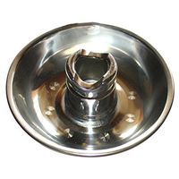 Ibnotuiy Stainless Steel Moxa Roll Stick Holder Extinguisher Safely Moxibustion Tray with Base Disk