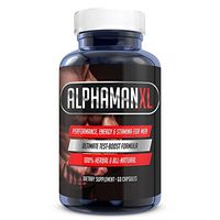 AlphaMAN XL Male Pills - Enlargement Booster Increases Energy, Mood & Stamina | Best Performance Supplement for Men - (60 Capsules - 1 Month Supply)
