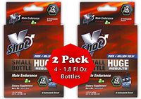 V Shot Male Endurance Formula | Increased Sexual Stamina Boosters for Fast Acting Rise in Vitality, Blood Flow, Vibrant Arousals, Longer Durations, and Sexually Enhanced Desires; (4) 1.8 Fo Bottles