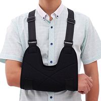Liitrton Arm Sling Breathable Shoulder Immobilizer Supports Braces Relieve Shoulder Pain with Adjustable Split Strap (Children)