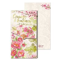 Punch Studio, Chinoiserie Garden, Large Pocket Note Pad, 75 Printed Sheets