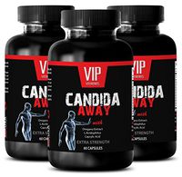Reishi Extract - Candida Away - Detoxify Instant Clean (3 Bottles 180 Capsules)