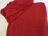 25 PACK NEW RED SHOP TOWELS RAGS BRAND MECHANICS INDUSTRIAL GRADE