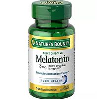 Nature's Bounty Melatonin 3 mg Tablets 120 Tablets (Pack of 3)