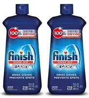 Finish Jet-Dry Rinse Aid, 23oz, Dishwasher Rinse Agent & Drying Agent Pack of 2