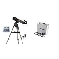 Celestron NexStar 102 SLT Computerized Telescope with Celestron Eyepiece and Filter Kit - 14 Piece Telescope Accessory Set