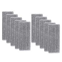 Luonita Microfiber Damp Mop Head -Mop Pads Wet Dry Microfiber Mop Cleaning Pad Mop Refills Replacement Heads for Most Spray Mops and Reveal Mops ， 13"x4.7"