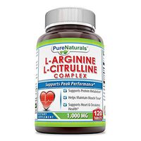Pure Naturals L-Arginine/L-Citrulline Complex (1000 Mg - 120 Tablets) * Combines Two Amino Acids with Potential Health Benefits * Supports Energy Production * Aids to Improve Athletic Performance an