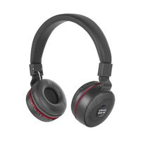 Granvela MS601 Hi Resolution Bluetooth Wireless/MicroSD(TF) Card Mp3 Player FM Radio Headphones with 3.5mm AUX Cable-Black