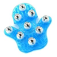 EYX Formula Nine Roller Balls Handheld Massage Brushes Gloves Massager,Back Body Massage Brushes Relaxing Health Care Tool for Men Women.