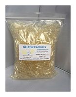 Empty Gelatin Capsules Size 00 (Kosher/Halal) GMO-Free Gel Caps - Choose Your Quantity by (5000)