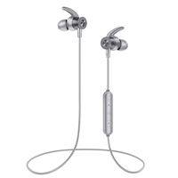 Letscom Bluetooth Headphones, Lightweight Wireless Earbuds with Magnetic Connection, IPX5 Water Resistant Bluetooth Sports Earphones for Running, Built-in Mic, 8 Hrs Work Time