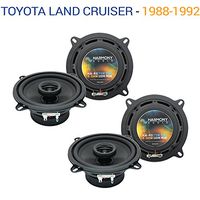 Compatible with Toyota Land Cruiser 1988-1992 OEM Speaker Upgrade Harmony (2) R5 Package New