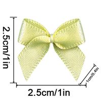 20 Color Pre-Tied LightGreen Satin Gift Bows (Pack of 50)