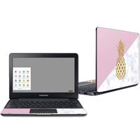 Mightyskins Skin Compatible with Samsung Chromebook 3 11.6" - Pretty Pineapple | Protective, Durable, and Unique Vinyl Decal Wrap Cover | Easy to Apply, Remove, and Change Styles | Made in The USA