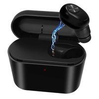 Chiak General Mini Wireless Bluetooth Stereo in-Ear Earbuds with Charging Case Sweatproof Sport Wireless Headset Earphone with Microphone
