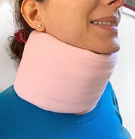 NEC-TAL Cervical Traction Collar Device| Neck Brace for Taller Neck| Relief of Neck Disc Pain (Pink, 17 in fits 15-17 in Neck)