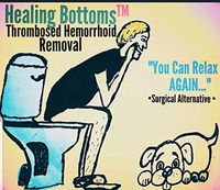 #1 ☆SHRINKS THROMBOSED External Hemorrhoids ☆Non-Surgical Treatment, All-Natural, Medicine by Healing Bottoms Pharmacy