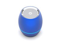 TIMMRAIN Blue Ultra Mini Portable Bluetooth Speaker 12w Loud Stereo Sound,Rich Bass,Built in Mic, Support TF Card, Wireless Stereo Pairing,99.9% of users have said perfect,for Camping, Beach,Party