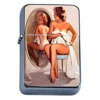 Vintage Retro Sexy Bridesmaid Party Oil Lighter Pin Up Girl-079