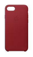 Apple Leather Case (for iPhone 8 / iPhone 7) - (PRODUCT)RED