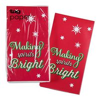 tag Making Spirits Bright Paper Buffet Napkin Set Of 20