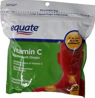 Equate Vitamin C Supplement Drops 80ct, Compare to Halls Defense