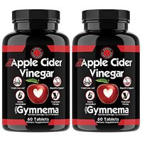 Angry Supplements Apple Cider Vinegar Pills for Weightloss (2 Pk Bundle) Natural Detox Remedy Includes Gymnema, Cinnamon, CLAS, Garcinia for Complete Diet and Health - Starter Kit or Gift