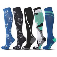 Pressure socks，Athletic Sports, Flight Travel Compression Socks for Women Best Medical, Nursing, Athletic, Edema, Varicose Veins, Travel