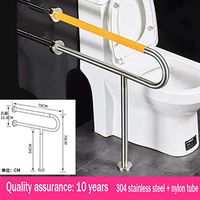 Grab bar, Grab Bars for Bathroom, Safety Grab Bars for Bathroom, Stainless Steel, Handicap Grab Bars Around Toilet, Non-Slip, Handicap Grab Bars Shower, Pregnant Woman, Inconvenient Person-B