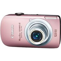 Canon PowerShot SD960IS 12.1 MP Digital Camera with 4x Wide Angle Optical Image Stabilized Zoom and 2.8-inch LCD (Pink)