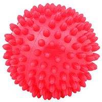 2.46 7cm Spiky Point Massage Ball Roller Reflexology Stress Relief Palm Foot Arm Neck Red