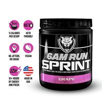 6AM Run - Pre Workout Supplement Pre Sprint Run - Amino Energy Grape - Pre Workout For Runners - Pre Workout Runners - Runners Supplements - Best Pre Workout Supplement For Running - 30 Scoops