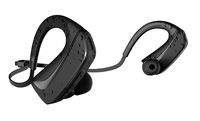 Jarv Pure Fit Bluetooth 4.0 Wireless Sport Headphones/Ear Buds - Sweat and Water-Resistant, Ear Hook Design - Black