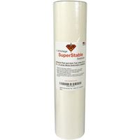 Adhesive Peel and Stick Tear Away Stabilizer White 2.0 oz 12 inch x 10 Yard Roll. SuperStable Embroidery Stabilizer Backing