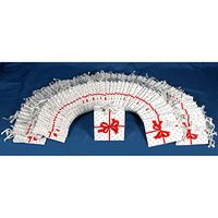 50 Jewelry Shopping Tote Gift Bags White & Red Bow 4.5"