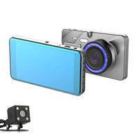 Dash Cam 1080P FHD CAR DVR, Dashboard Camera 4" LCD, Wide Angle Front Lens 170°Wide Angle,Rear View,G-Sensor,Parking Monitor, Loop Recording, Motion Detection,WDR，T4002K
