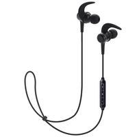 KingYou Earphones Bluetooth Wireless Headphones Bluetooth Earbuds with Microphone for Sport Jogging Workout Gym Running 8 Hours (BT002, Black)