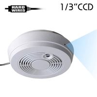 CCD-402HW Color CCD Hard Wired Spy Camera Hidden in Side View Fake Smoke Detctor with 940nM Filter