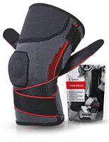 Amvia Adjustable Knee Brace - Reduce Strain & Swelling, Premium Compression Braces - Arthritis Pain & Support for Patella, Meniscus Tear, ACL, MCL | Squats, Running | Women & Men - Breathable Material