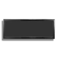 DEMCiflex Computer Dust Filter, 3 x 140mm ID Rectangle, Black Frame/Black Mesh