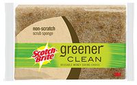 Scotch-Brite Scrub Sponge, Greener Clean Non-Scratch, 3-Count (Pack of 2)