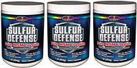 7 Lights Sulfur Defense, Pure 99.9% MSM (Methylsulfonylmethane) Crystals, 1 Pound, 3-Pack Special