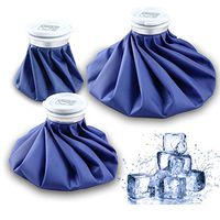 Ice Bag Packs UNIQUE2U Hot & Cold Reusable Ice Bags for Injuries, Hot & Cold Therapy and Pain Relief – Soft Exterior Fabric Perfectly Contour Body Parts (3 Pack 6"/9"/11")