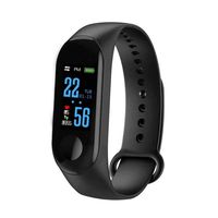 Eachbid Smart Watch Multifunction Waterproof Fitness Tracker Blood Pressure HeartRate Men Women Bracelet Wristband Watch Fit for Android and iOS Black