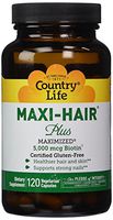 COUNTRY LIFE Vitamins Maxi-Hair Plus BIOTIN, 120 VCAP