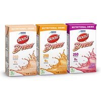 Boost Breeze, Variety Case, Orange, Peach, & Wild Berry, 8 Ounce Boxes (Pack of 27)